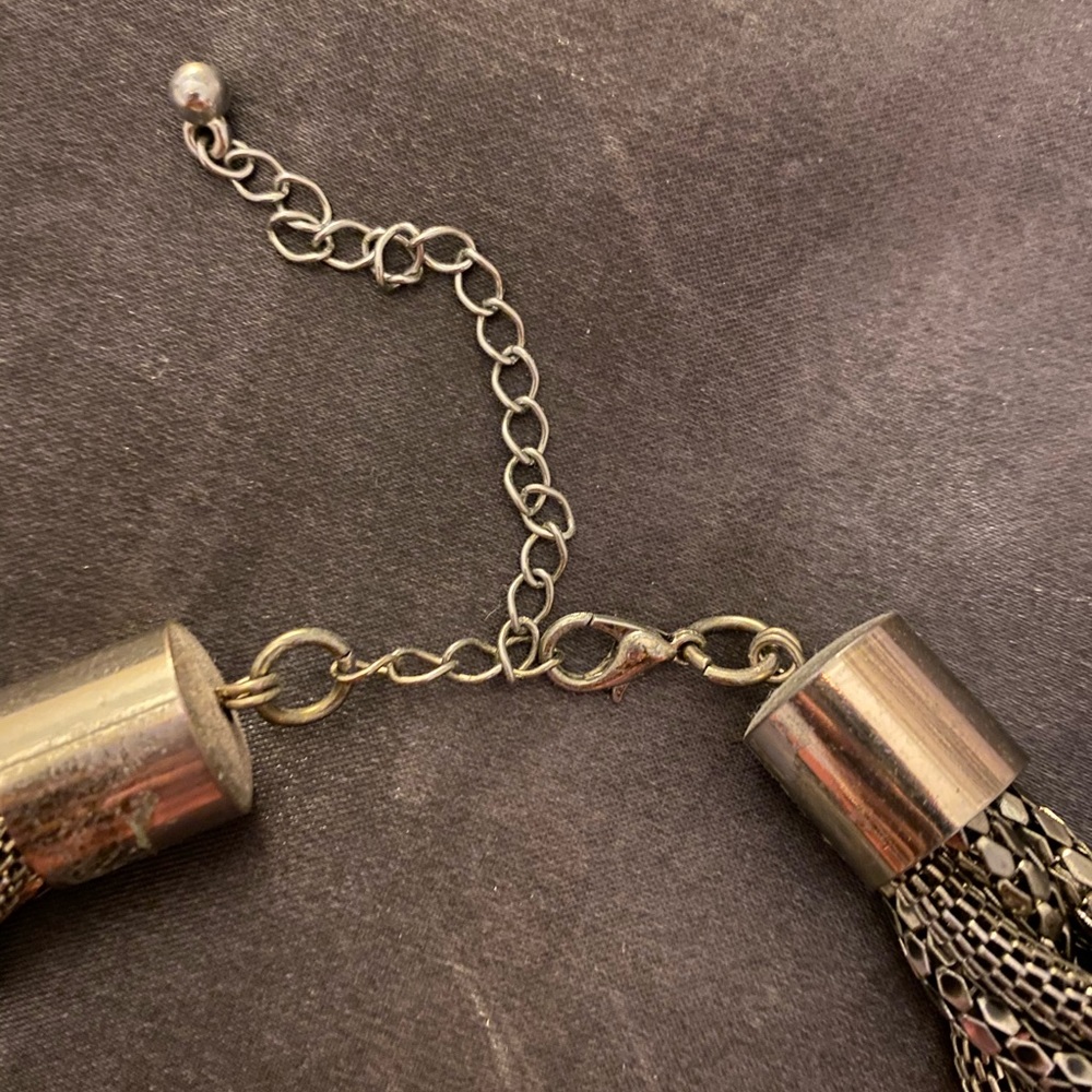 H&M Braided Chain Necklace (Gold/Silver) - Picture 2 of 3